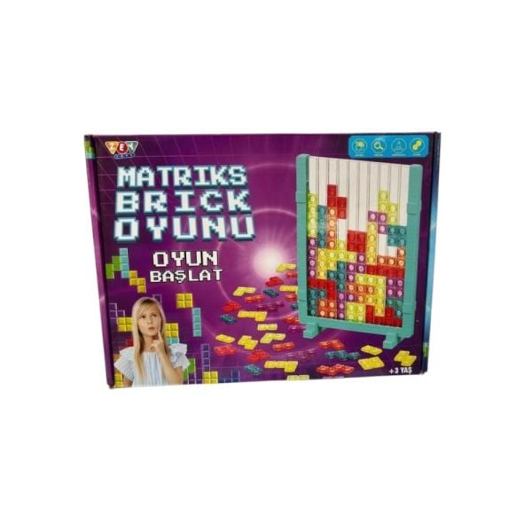 Matrix Tetris Ekransız Aktivite Oyuncağı Eğitici Oyuncak