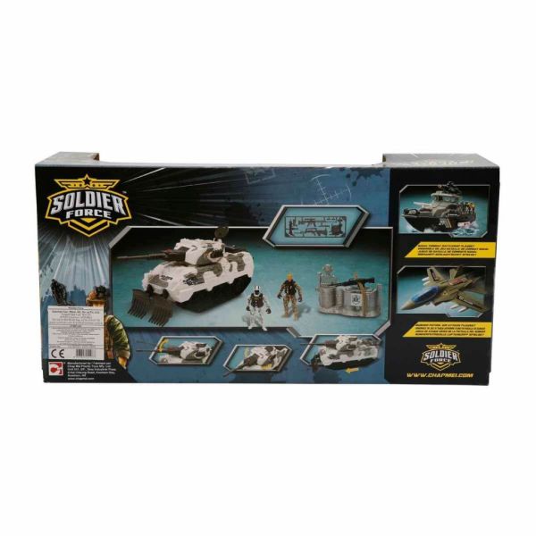 Sesli ve Işıklı Soldier Force Kar Tankı Oyun Seti