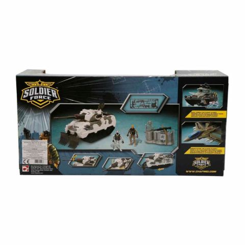 Sesli ve Işıklı Soldier Force Kar Tankı Oyun Seti