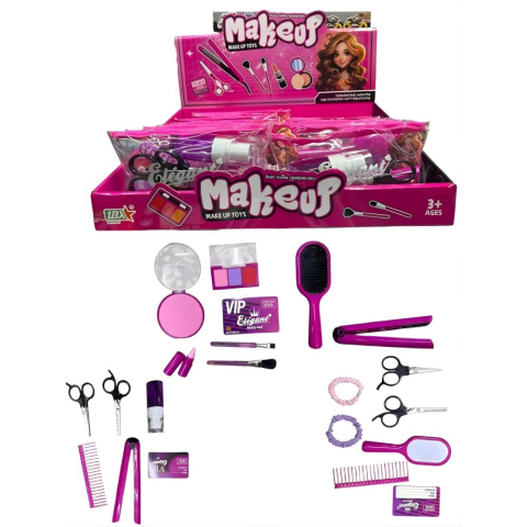 Makyaj Set Çantalı 18'li Kutu 72