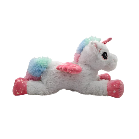 Yatan Parlak Kanatlı Boynuzlu At 45 cm