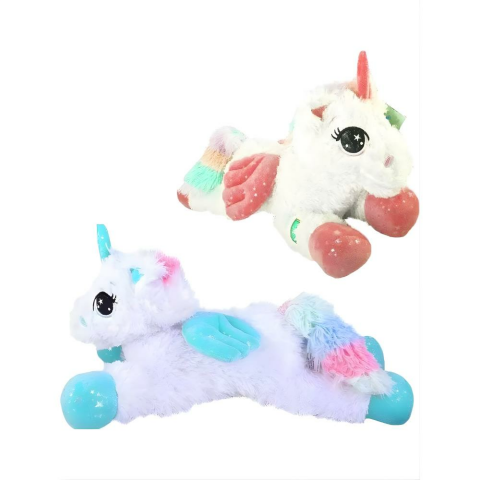 Yatan Parlak Kanatlı Boynuzlu At 45 cm