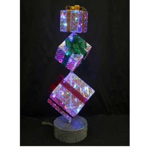 Forever Dekoratif Ledli Hareketli Dönen Hediye Kutuları