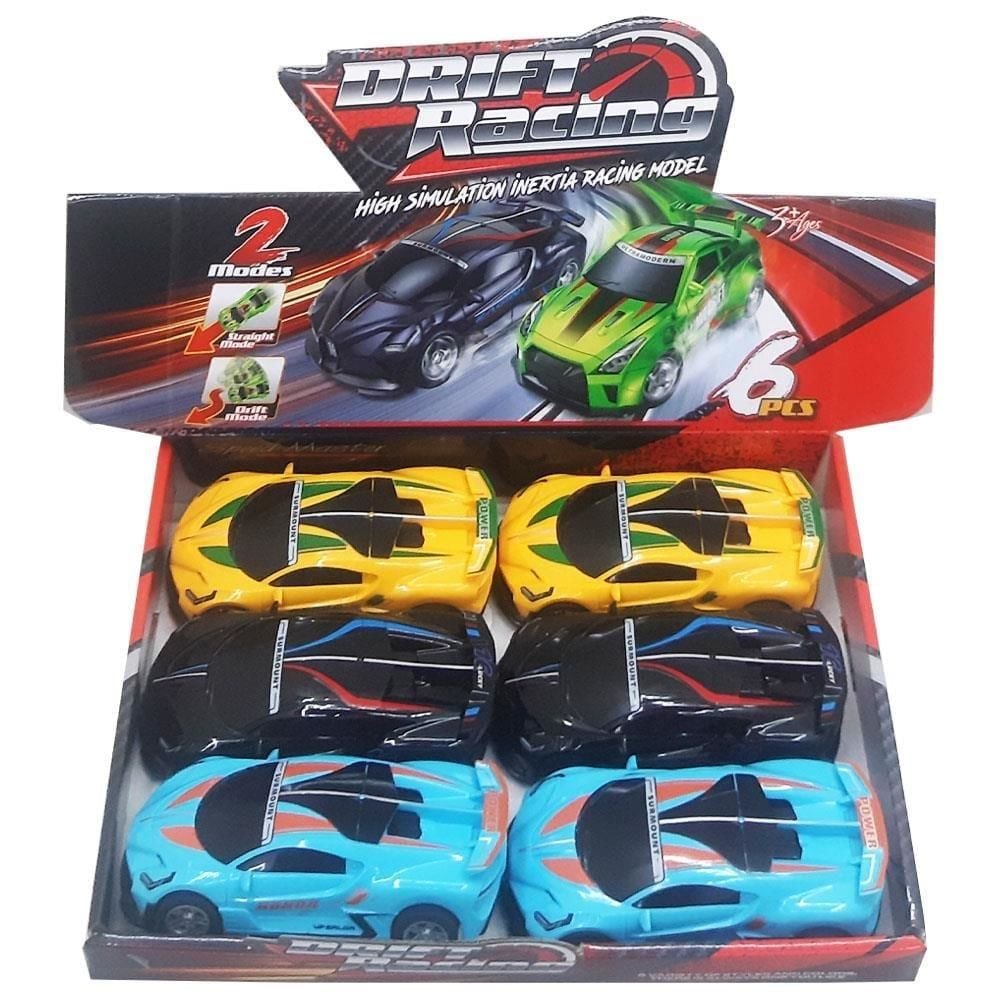 6628-02 6 lı Kutuda Sürtmeli Drift Yapan Araç (1 Adet)
