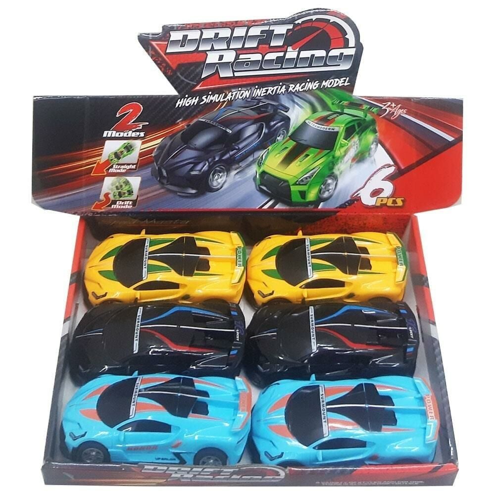 6628-02 6 lı Kutuda Sürtmeli Drift Yapan Araç (1 Adet)