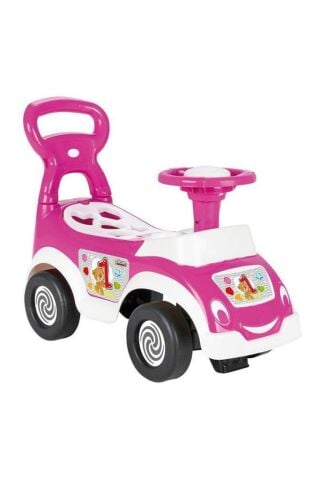 Bultaklı İlk Arabam 07-826 Pembe - Bebek Yürüme Yardımcısı