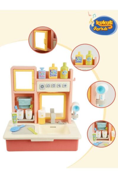 Eğitici Modern Banyo Seti Oyuncak Banyo