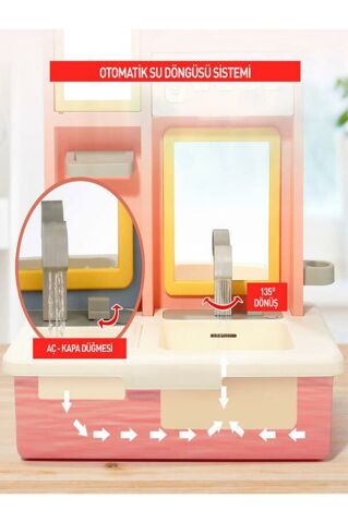 Eğitici Modern Banyo Seti Oyuncak Banyo