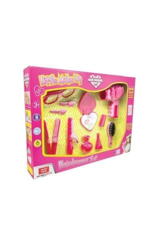 Kuaför Seti Makyajlı Sesli Işıklı