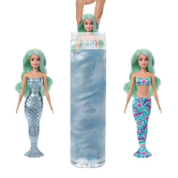 Barbie Color Reveal Renk Değiştiren Denizkızı Serisi Sürpriz Paket HRK12
