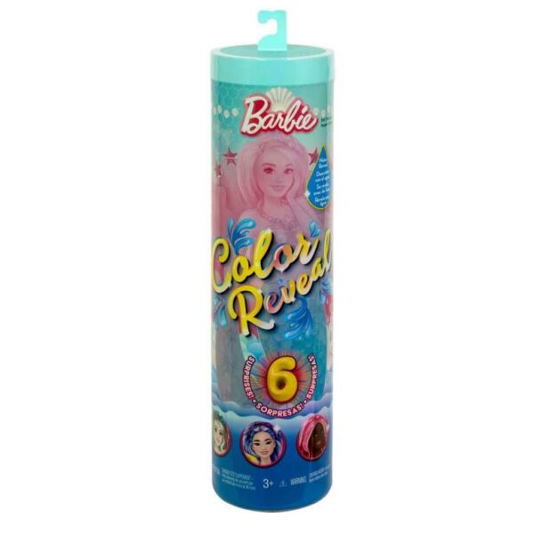 Barbie Color Reveal Renk Değiştiren Denizkızı Serisi Sürpriz Paket HRK12