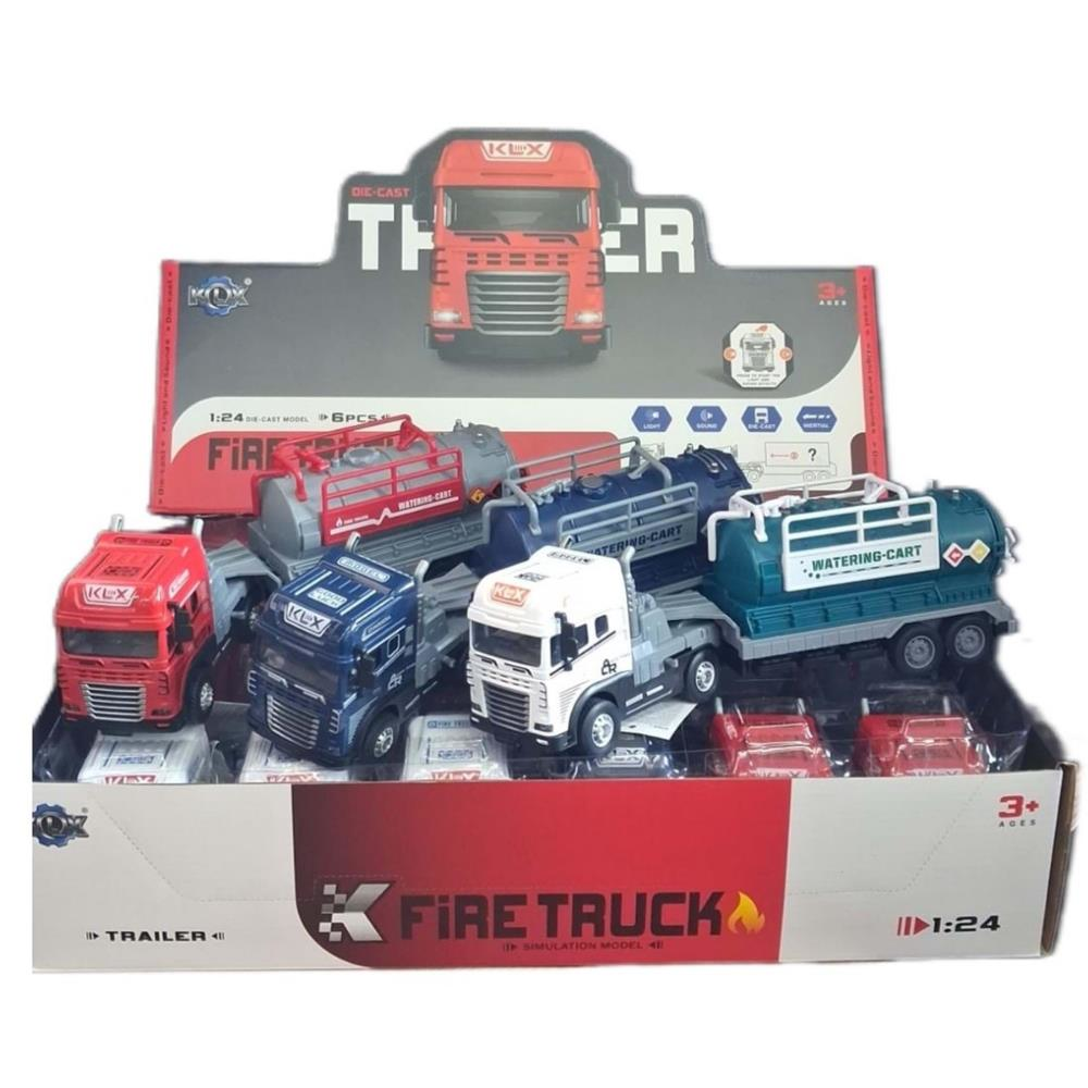 Metal Sürtmeli Işıklı Sesli Tır