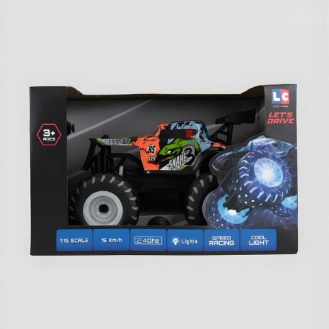 1:10 Ölçekli 2.4 Ghz Yüksek Hızlı Off Road 4 Ch Usb Şarjlı Uzaktan Kumandalı Araba