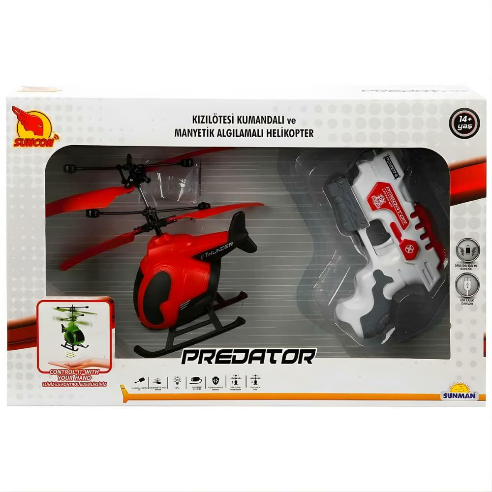 Kızılötesi Kumandalı Manyetik Algılamalı Helikopter