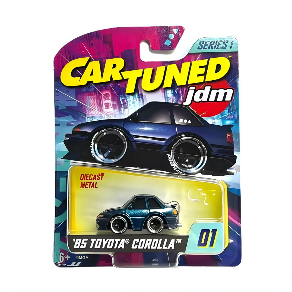CarTuned JDM Seri 1 1985 Toyota Corolla AE86 - Mavi Coupe Araba