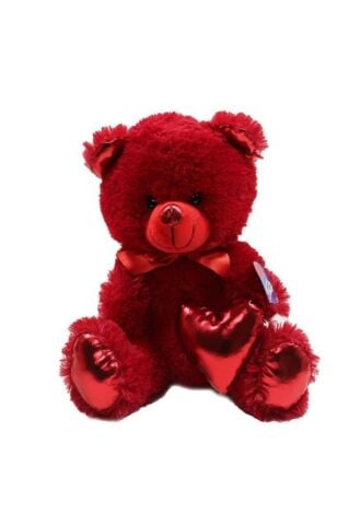 Parlak Kalpli Peluş Ayı 40 Cm 62501
