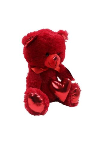 Parlak Kalpli Peluş Ayı 40 Cm 62501