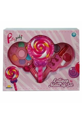 Lolipop Şekilli 2 Katlı Makyaj Güzellik Seti