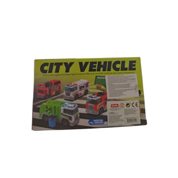 Sesli ve Işıklı Çöp Kamyonu 1:20