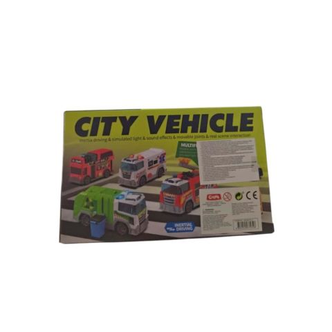 Sesli ve Işıklı Çöp Kamyonu 1:20