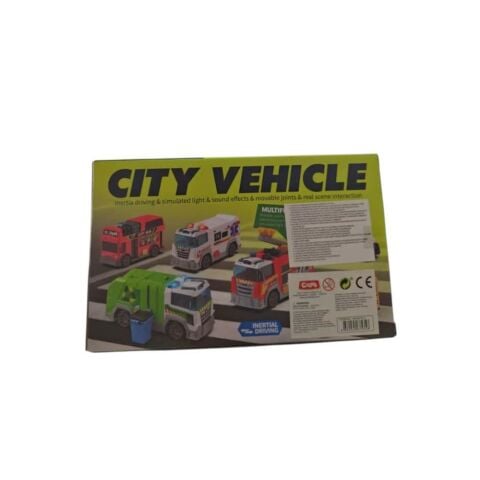 Sesli ve Işıklı Çöp Kamyonu 1:20