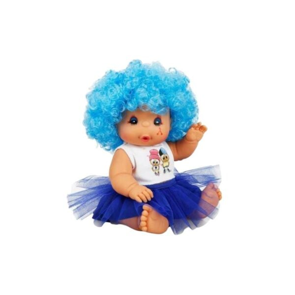 Afro Kıvırcık Saçlı Bebek 23 Cm -