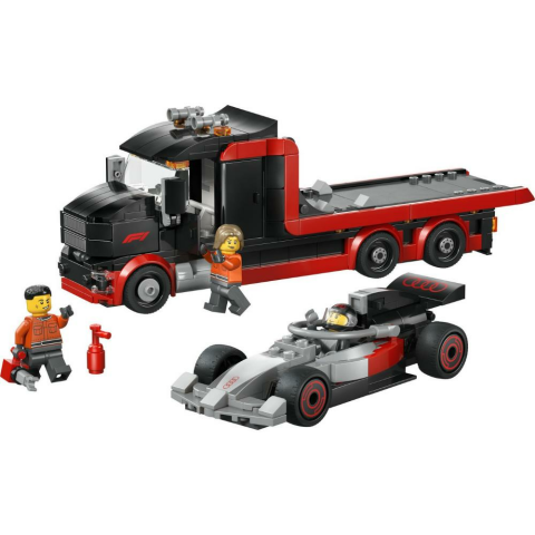 LEGO® City Audi F1® Yarış Arabalı F1® Sergileme Kamyonu 60493