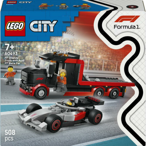 LEGO® City Audi F1® Yarış Arabalı F1® Sergileme Kamyonu 60493