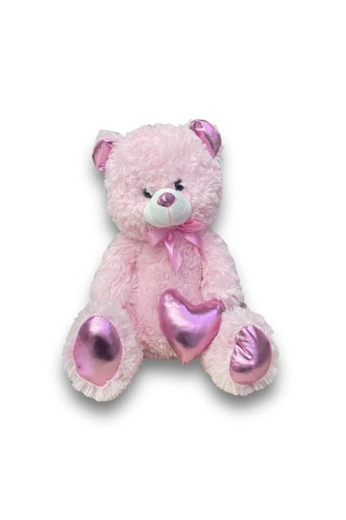 Parlak Kalpli Ayı Peluş 50 Cm Pl62503