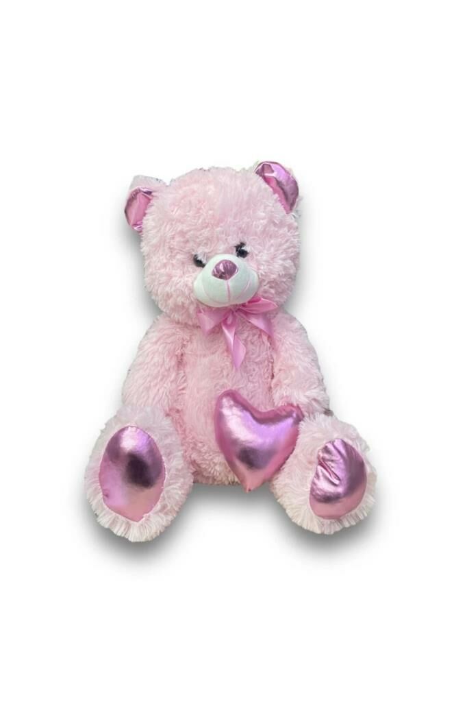 Parlak Kalpli Ayı Peluş 50 Cm Pl62503