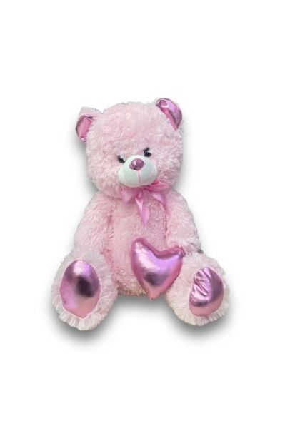 Parlak Kalpli Ayı Peluş 50 Cm Pl62503