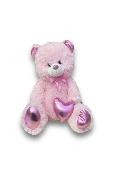 Parlak Kalpli Ayı Peluş 50 Cm Pl62503