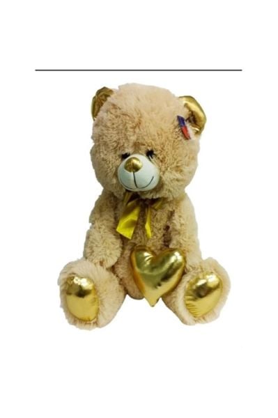 Parlak Kalpli Ayı Peluş 50 Cm Pl62503