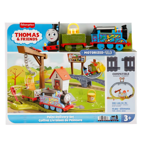 Fisher Price Thomas ve Arkadaşları Boya Teslimatı Motorlu Tren Seti HTN34