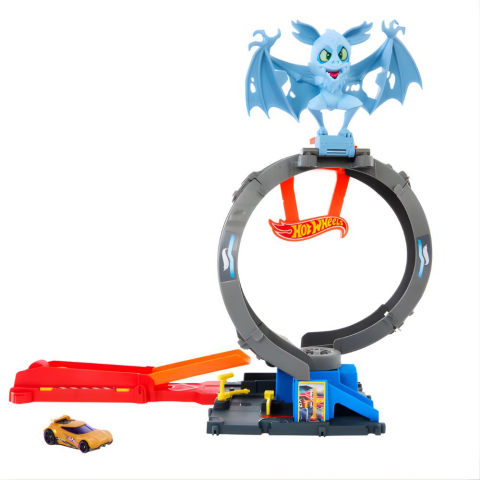 Hot Wheels Bat Döngü Saldırı Oyun Seti Ve 1:64 Ölçekli Oyuncak Araba