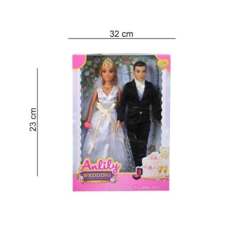 Kutulu Anlily Gelin ve Damat Bebek