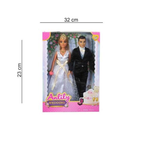 Kutulu Anlily Gelin ve Damat Bebek