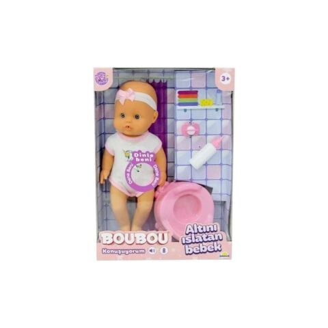 Boubou Altını Islatan Sesli Bebek Seti 30 Cm.