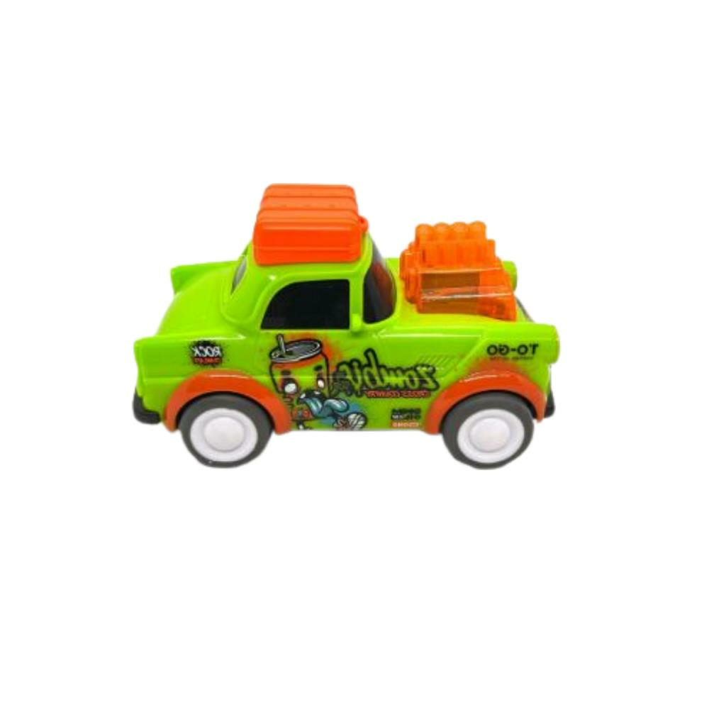 Metal Sürtmeli Neşeli Arabalar 6'lı Pk