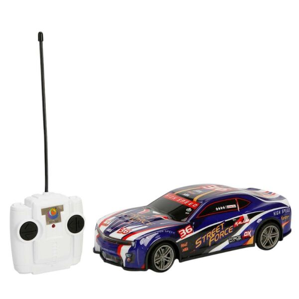 1:24 Cool Wind Uzaktan Kumandalı Mavi Yarış Arabası