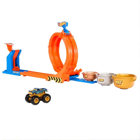 3in1 Hot Wheels Track Creator Üçlü Çemberde Pist Seti JDW39