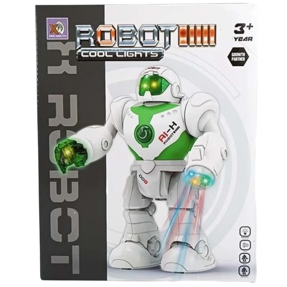 Kutuda Sesli Işıklı Robot