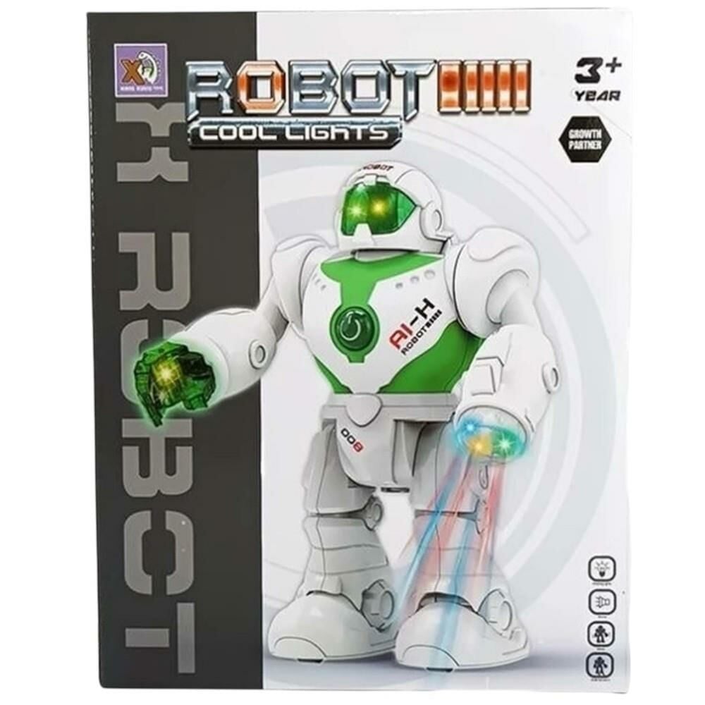 Kutuda Sesli Işıklı Robot