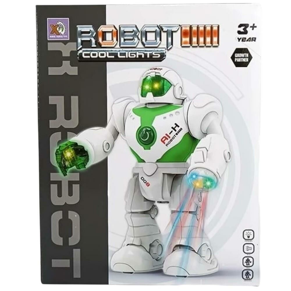Kutuda Sesli Işıklı Robot