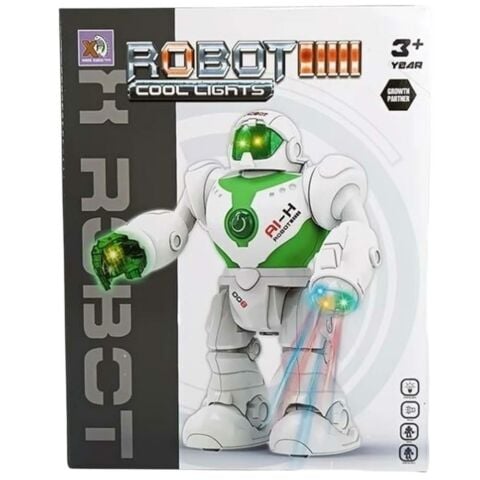 Kutuda Sesli Işıklı Robot