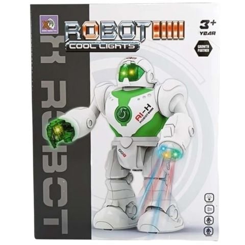 Kutuda Sesli Işıklı Robot