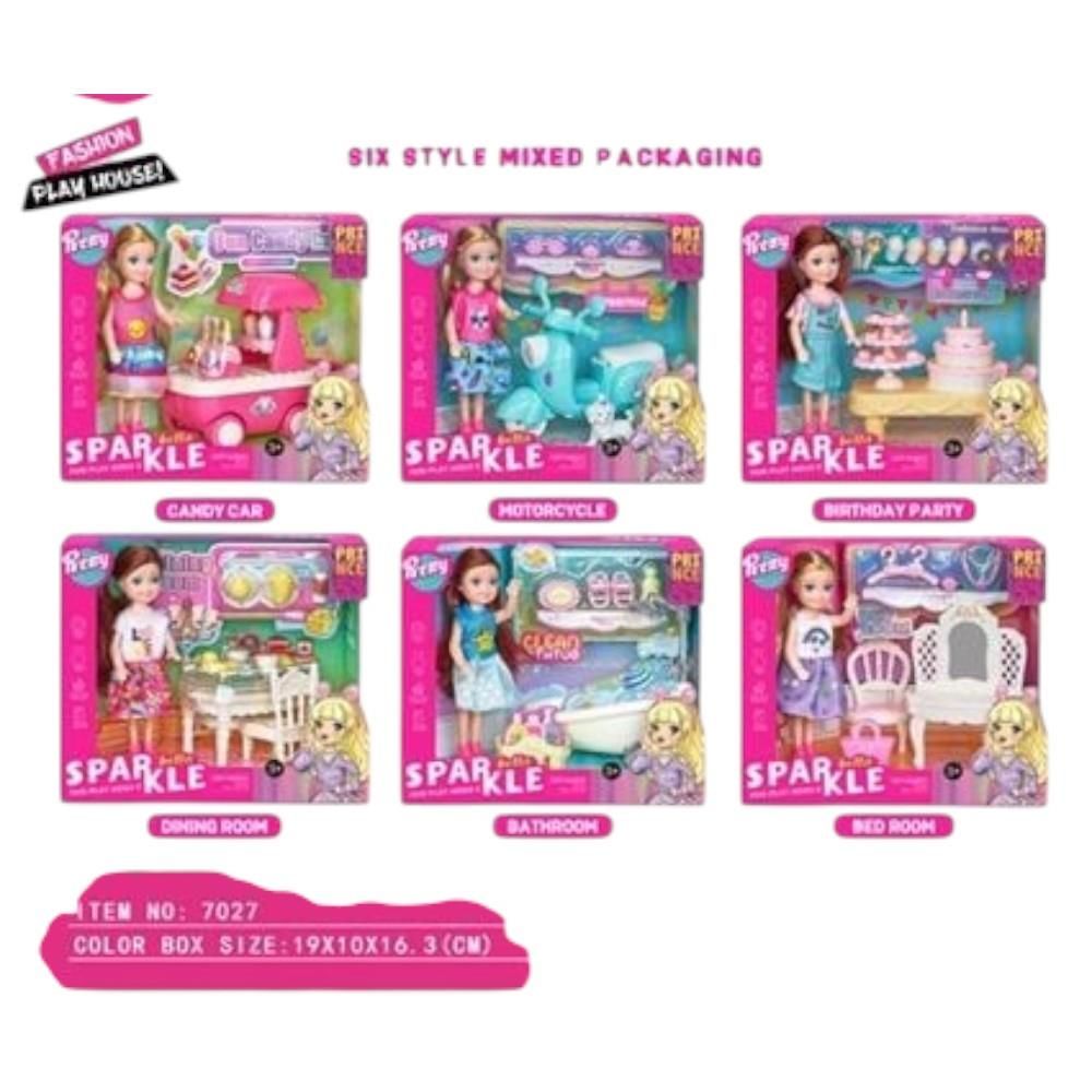 Seher Bella Sparkle Oyun Evi Seti 7027