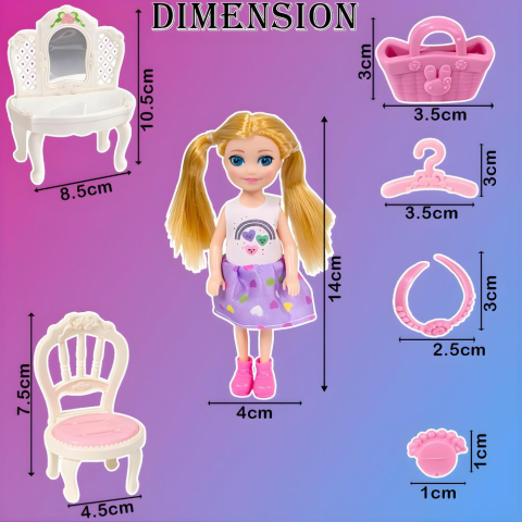 Seher Bella Sparkle Oyun Evi Seti 7027