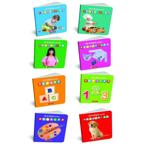 İlk Kütüphanem İlk Sözcükler 8'li Kitap Seti