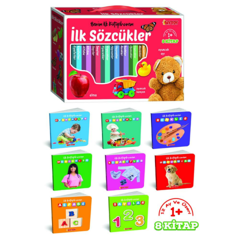 İlk Kütüphanem İlk Sözcükler 8'li Kitap Seti
